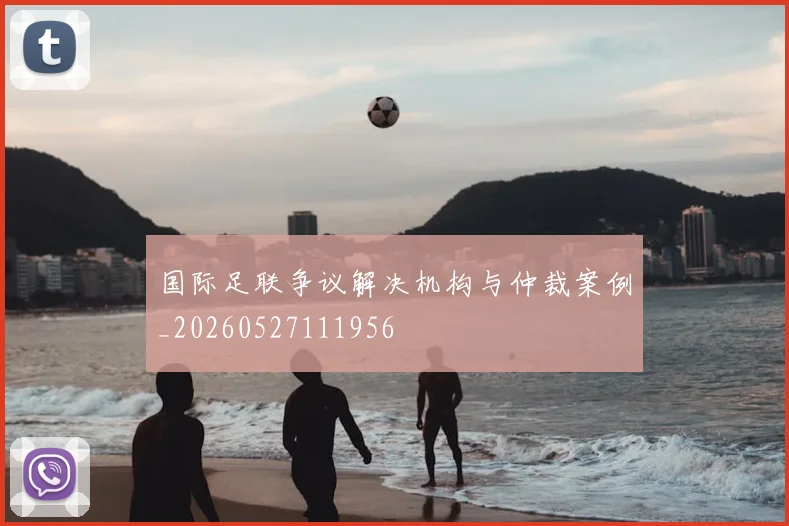 国际足联争议解决机构与仲裁案例_20260527111956